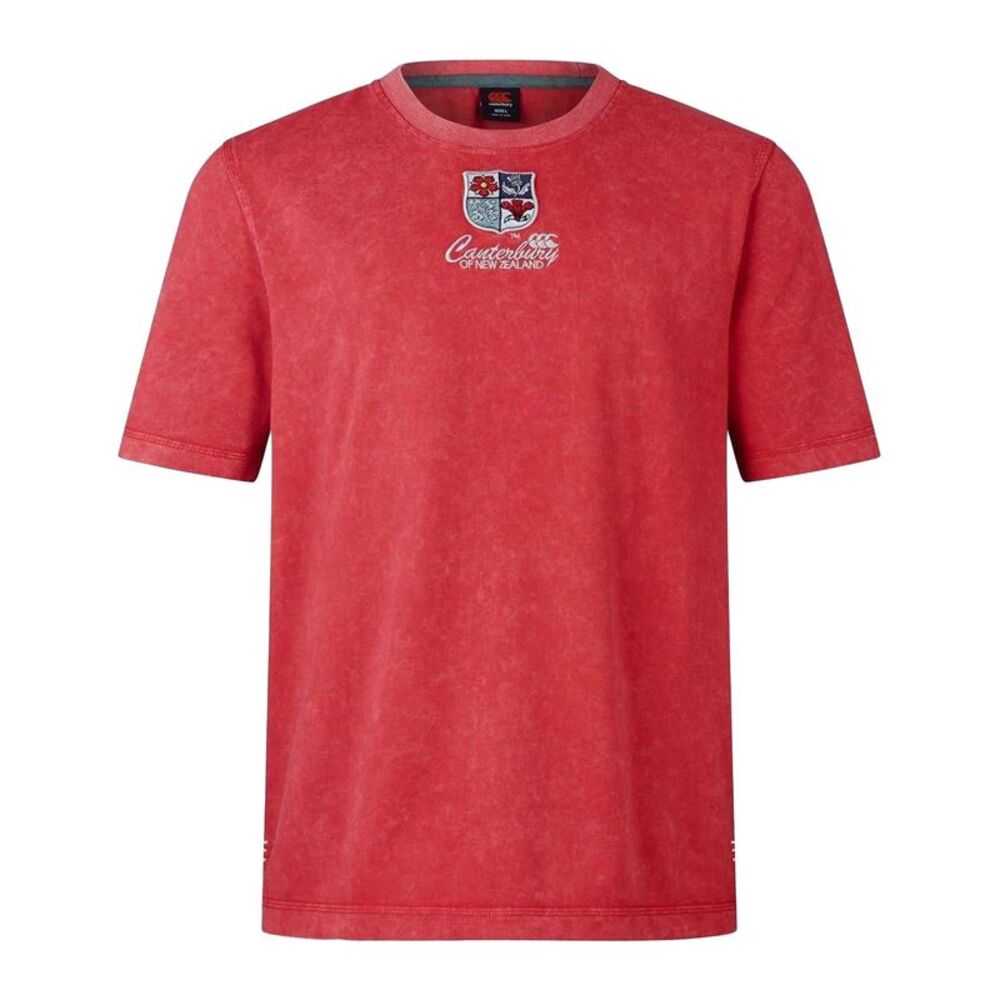 Canterbury Mens Heritage 2025 British & Irish Lions T-Shirt / Haute Red